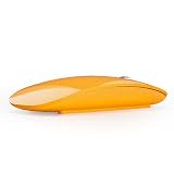AmeToNana 雨七 ワイヤレスマウス Bluetooth Mouse 静音マウス 薄型2.3cm 指紋防止 ミニマリズム 充電式 省エネルギー Windows/Mac/Android/Surface/iPad OS/ブルートゥース 対応 TELEC認証取得済み 日本語取扱説明書 オレンジ (オレンジ)