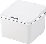 不二貿易 ゴミ箱 幅17×奥行17×高さ14㎝ ホワイト センサーダストボックス 4L 16746