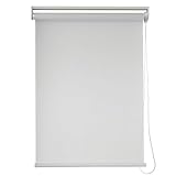 グラムスタイル ロールスクリーン 日本製 1級遮光 遮熱 断熱 オーダーメイド サイズ指定無料 幅65cm 丈60cm ピュアホワイト