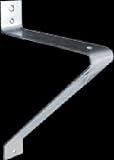 RAB Lighting BTW12 Floodlight Bracket for Steel and Wood Poles, Steel, 5.0 EPA Maximum Capacity, 20'