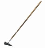 GS 三角ホー(鋼付)240mm薄焼柄付 4117