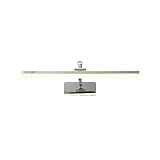 LEDミラーライト、洗面所トイレ浴室、調整可能なベース、防水、防錆、シルバー11W52cm（20.5 "）