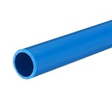 uxcell PVC剛性丸パイプ 16mm 内径 20mm 外径 20cm/8" 長さ ブルー 高耐久性 水道管 クラフト ケーブルスリーブ用