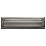 Baldwin 0014.140 Polished Nickel 13 x 3.625 Letter Box Plate with Interior Plate by Baldwin