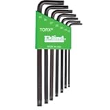 Eklindツール269-10907 7-PCトルクスロング六角レンチセットW-ホルダーT