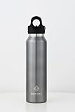 【REVOMAX公式】16oz 473ml 炭酸対応 ステンレスボトル 18時間保温 36時間保冷 真空断熱 水筒 ギフト レボマックス (Gunmetal)