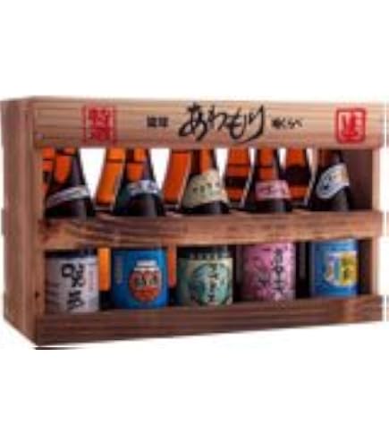 Amazon.co.jp: 泡盛 味くらべ 5本セット 30度 100ml×5本 : 食品・飲料