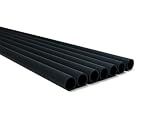 塩ビパイプ 外径6ｍｍ 黒 内径4ｍｍ×長さ950mm 12本入〔日本製〕