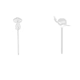 Dovewill お買い得　2個入り　ガラス製　給水装置　水撒き　カタツムリ形とキノコ形