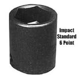Sunex 1 / 2インチドライブ標準6ポイントインパクトソケット18 mm – sun218 m