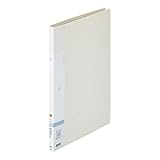リヒトラブ クリヤーブック サイドベンツ A3タテ/A2ヨコ 20枚 40ポケット 白 G3405-0