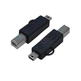 （まとめ）変換名人 変換プラグ USB B（オス）→miniUSB（オス） USBBA-M5A【×10セット】