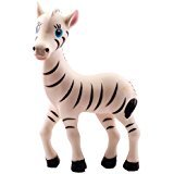 New Little Wonders Baby Teether, Zeta Zebra Teething Toy