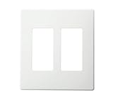 Leviton WallplateルノワールII建築壁ボックスディマー、フィン削除され、2 Narrowの調サポート AWP00-20W 1