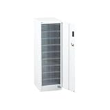 アバンテV2セキュリティフロアケース スチール A4タテ カギ付 深型9段 白 ds-967894