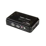 2 Port USB KVM Switch w Audio