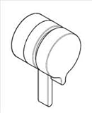 Hansgrohe Metrisバスルーム蛇口ハンドル88713000クロム