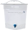岩谷マテリアル 水タンク ウォッシャブルウォーターバッグ 3L クリア WWB-3CL 注ぎやすいコック付き キャンプ レジャー 防災 約33×29×14cm