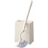 山崎産業 トイレブラシ ケース付き Satto ホワイト 135059