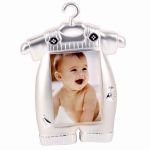 Silver Plated Baby Boy Photo Frame by WIDDOP BINGHAM & CO
