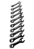 Wrench Set Stubby 7/16 - 1 10Pc by V-8 Tools [並行輸入品]