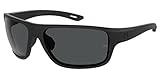 Under Armour メンズ Ua Battle サングラス マットブラック/グレー 65mm 16mm US マットブラック/グレー 65mm 16mm, マットブラック/グレー。, 65mm, 16mm