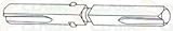 Baldwin 0519004A Spindle for Privacy Functions, Electro Plated Steel [並行輸入品]