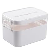 Copeflap 薬箱 救急箱 お薬ボックス ケース 持ち運び 携帯用 大容量 家庭用 (小)