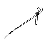 サンワサプライ(Sanwa Supply) ネックストラップ 細紐 ブラック DG-ST15BK