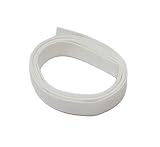 熱収縮チューブ 8mm 内径φ8mm 収縮比率2:1 (8mm→4mm) 印字無しで綺麗☆ シュリンクチューブ 絶縁チューブ 防水 高難燃性 収縮チューブ (2M, ホワイト（白）)