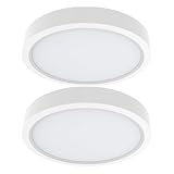 【節電対策-5年保証】OCIOC 省エネ LEDシーリングライト 4畳 6畳 18w 超薄デザイン 洗面所 台所 トイレ キッチン 廊下 玄関 小型 天井照明 工事不要 リモコンなし メーカー5年保証