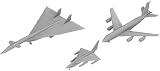 ピットロード 1/700 スカイウェーブシリーズ アメリカ 空軍機セット7 プラモデル S85 (飛行機)