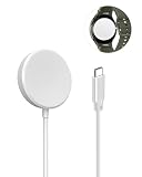 For Samsung Galaxy Watch Ultra/Watch 7/Watch 6/Watch 5/Watch 5 Pro/Watch 4/Watch 4 classic/Watch 3 スマートウォッチ 充電ケーブル 磁気吸着 対応 PDケーブル 充電器 【急速充電/超高耐久】(ホワイト)