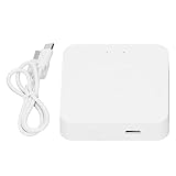 ワイヤレス ZIGBEE ゲートウェイ ハブ、3 IN 1 WiFi ZIGBEE Bluetooth スマート ホーム ブリッジ ワイヤレス APP リモート コントロール、50m をカバーする 100 台以上のデバイスをサポートするスマート ホーム ハブ