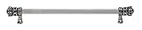 Carpe Diem Hardware 6922-9OX Crowning Glory King George 12-Inch O.C. Long Pull with Semi-Precious St