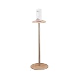 アルコールスタンド 消毒液スタンド アルコール消毒スタンド ポンプスタンド サイドテーブル ステンレス 木製 H76cm 日本製 ポンプ台 コンパクト コロナ 対策 alc760-wd