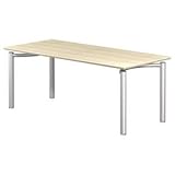 Garage パソコンデスク テーブル fantoni ME 53-1M16 幅160cm 奥行き80cm 白木