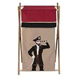Baby and Kids Clothes Laundry Hamper for Sweet Jojo Designs for Treasure Cove Pirate Bedding by Swee