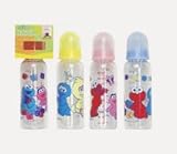 Sesame Street 8 Oz Baby Bottle (Elmo and Zoey) by Sesame Street