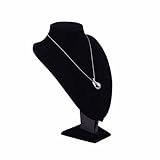 Crystal craft ネックレス トルソー ディスプレイ マネキン ネックレススタンド 撮影 ベルベット素材 インテリア