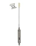 Flushbolt for Adams Rite、Kawneer商用店舗ドア、手動フラッシュボルトレバー、ロッド、&ガイドのアルミ