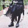 （スカート）クロコ アシメスカート モード系 ゴシック系 パンク系 アシンメトリー　ACDC