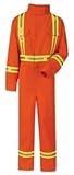 Bulwark Deluxe Coverall, Excel FR ComforTouch, 9 oz., ORANGE, RG42 by Bulwark FR