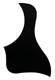 ギターピックガード For Taylor Acoustic Guitar Pickguard Self Adhesive Sheet Scratch Plate (ブラック)