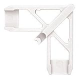 C・R・Laurence pl15944 CRLホワイトAndersen 1 " x 7 / 16 "プラスチック画面フレームコーナー20 / Pk