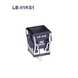 NKKスイッチズ　LB-01KS1 角形表示灯　本体：黒色　はんだ端子