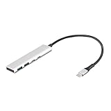 ナカバヤシ(Nakabayashi) Digio2 USB3.2Gen1 Type-C 4ポート Cx2/Ax2 アルミ USBハブ シルバー Z0124