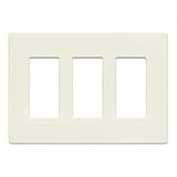 INSTEON 2422-244 Wall Plate, Triple, Almond [並行輸入品]