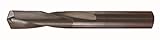 Bassett DRS Series Solid Carbide Stub Length Drill Bit, Uncoated (Bright) Finish, Round Shank, Spira