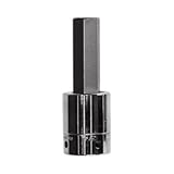 Vim Products HMS-17MM 17 mm Hex Bit, 0.5 in. Square Drive Bit Holder